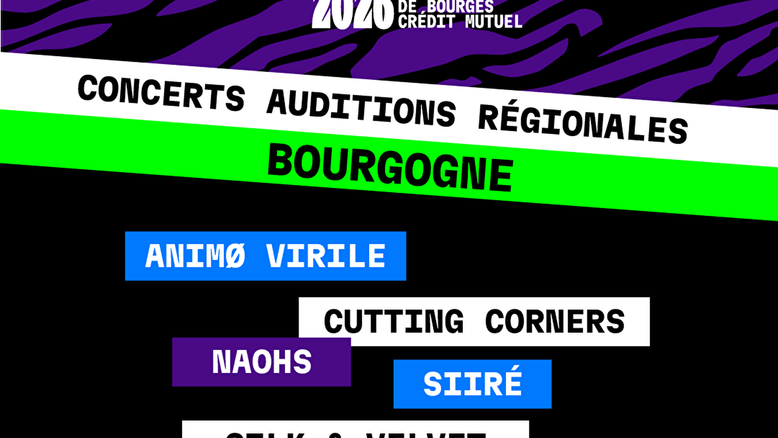 Les iNOUïS du Printemps de Bourges Crédit Mutuel : les auditions régionales Bourgogne
