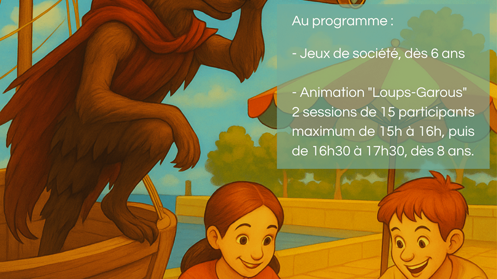 Animations Jeux pour La médiathèque met les voiles