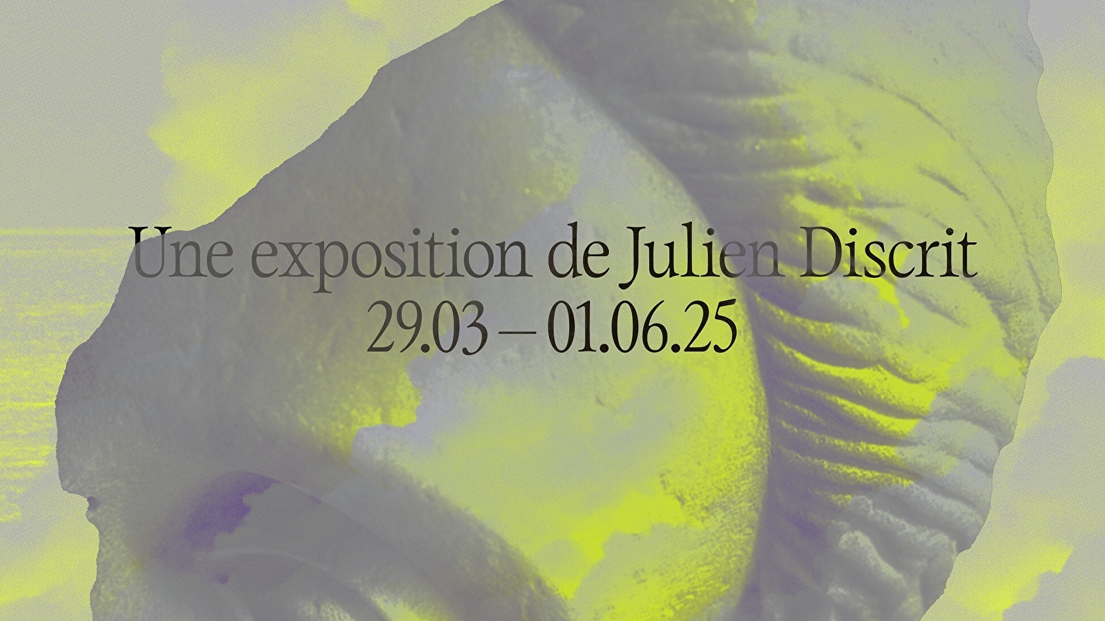 L'ENVERS DES PAUPIERES
Une exposition de Julien Discrit